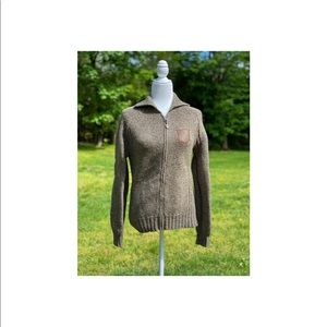 Vintage Men’s Diesel Zip-Up Sweater, 100% Wool